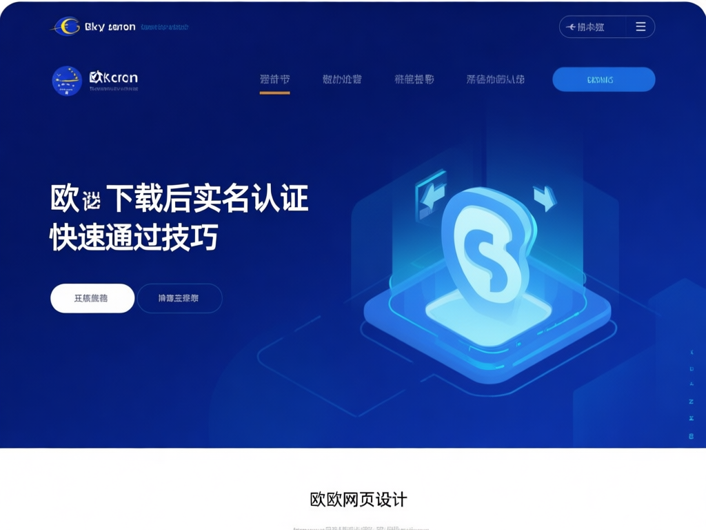 欧交易所实名认证界面